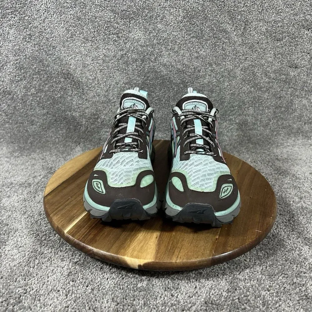 Altra Lone Peak 3.0 Women’s Size 8 Brown Teal Zero Drop Trail Running Shoes Used